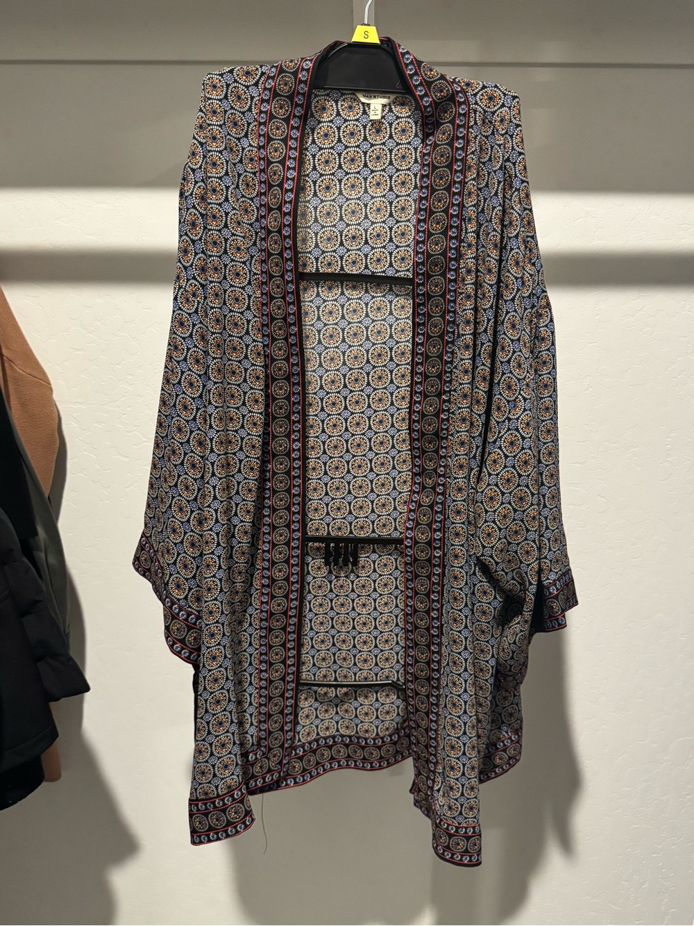 Max Studio open-front kimono